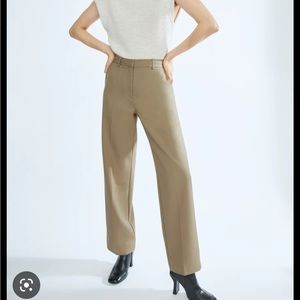 Aritzia Babaton Agency Pant in Taupe Beige